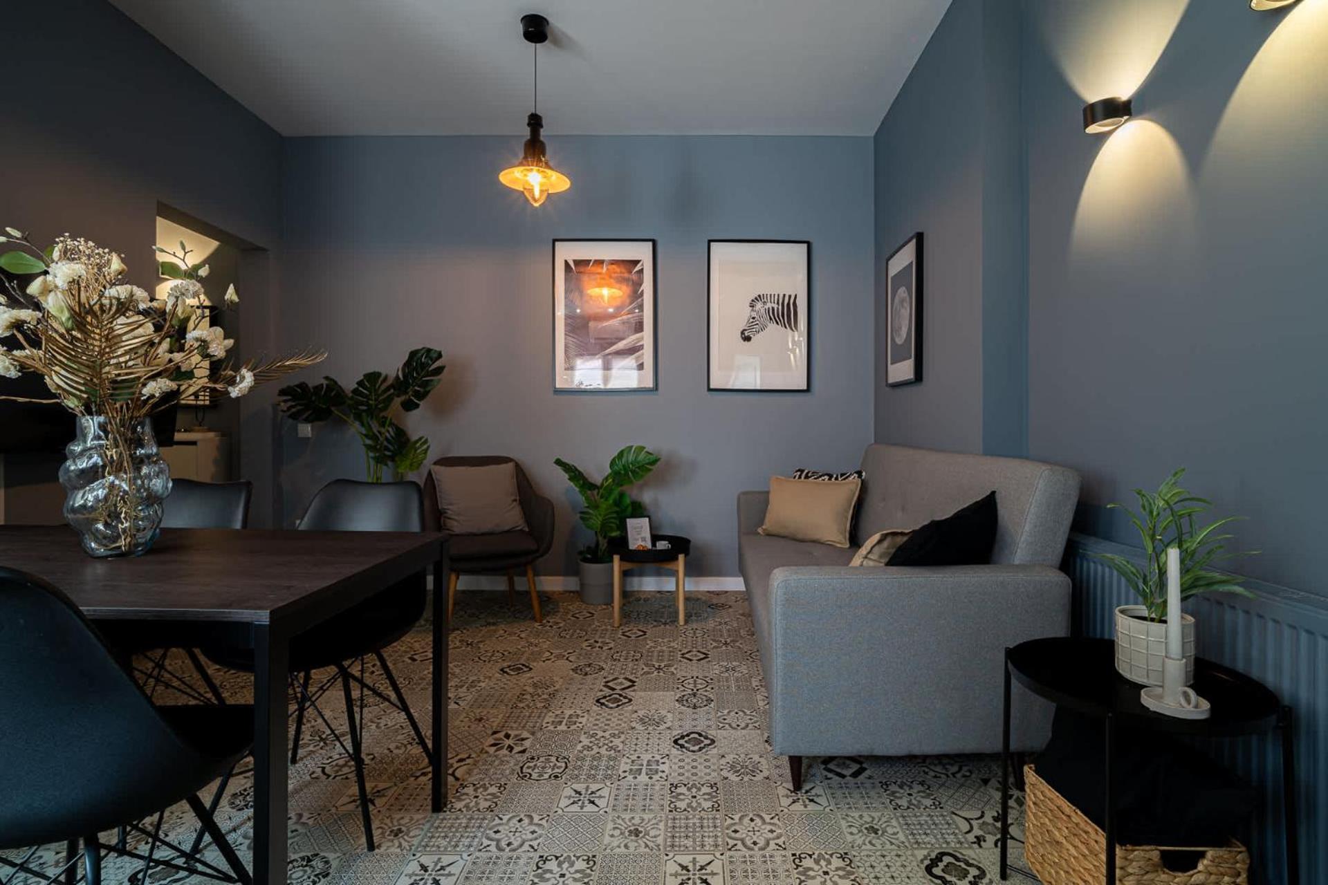 בוקרשט Chic Black & White 2Br Retreat On Dambovitei מראה חיצוני תמונה